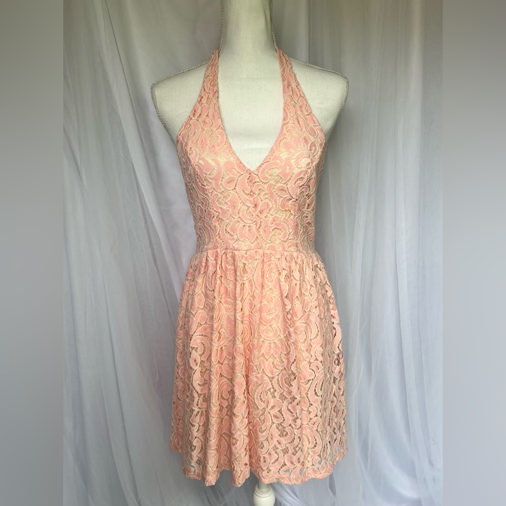 Altar’d State Crochet Halter Dress | Size S